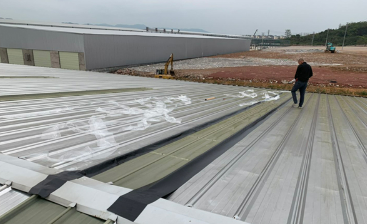 咸丰厂房屋面防水维修案例